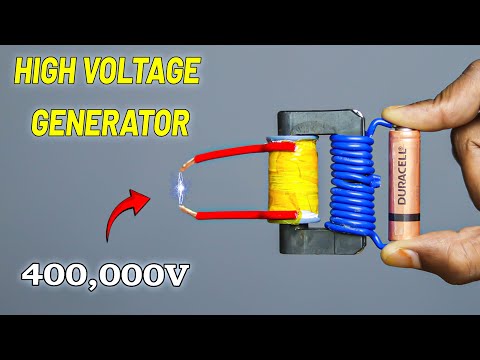 बिना पैसे के बना डाला खतरनाक High Voltage Generator