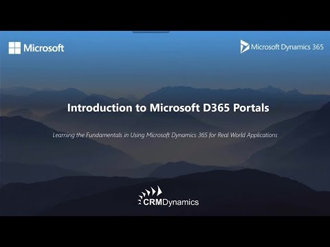 Introduction to Microsoft D365 Portals-Webinar