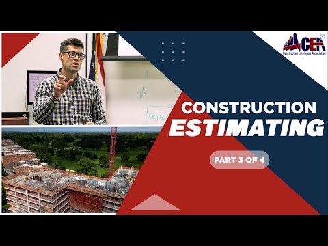 Construction Estimating & Bidding Training (Part 3 of 4)