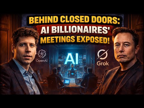 Behind Closed Doors AI Billionaires’ Meetings Exposed Sam Altman Elon Musk