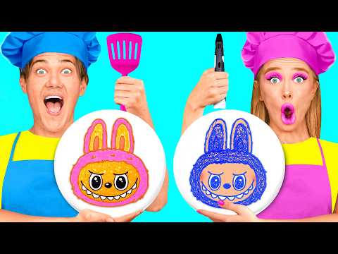 Крутой Арт-Челлендж: 3d-Ручка и Блинчики | Смешные Моменты от BaRaDa Challenge