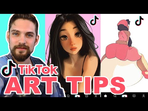 Testing TikTok Art Tips! [NEVER evar! Take Popular TIK TOK ADVICE!!! ever! ] VERY DANGEROUS!!! 😱