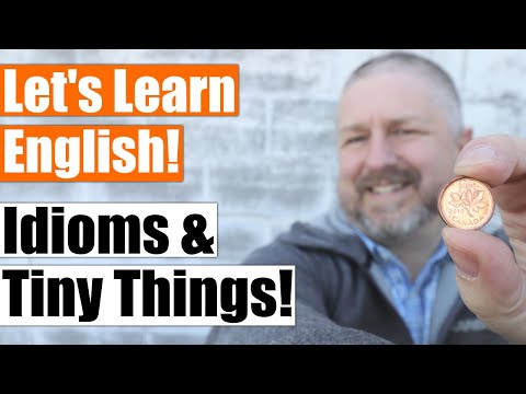 An English Lesson about Idioms and Tiny Things!