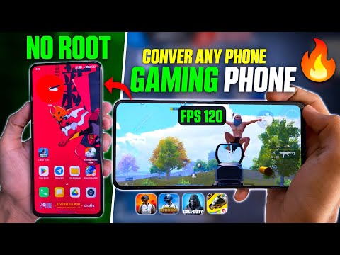 [NO ROOT] Convert Any Phone into GAMING PHONE -New Method 🔥 Install Gaming Rom