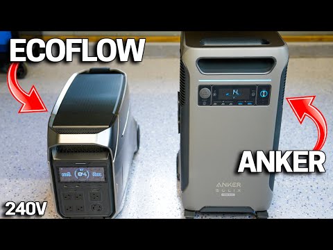 Which 240V Power Station Is the Best? Ecoflow Delta Pro 3 or Anker Solix F3800 Plus