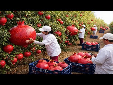 High-Tech Pomegranate Orchard | Smart Farming Methods for Bigger, Sweeter Pomegranates