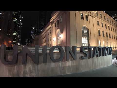 University Avenue After Sunset | Toronto Walk | 4K 60 FPS