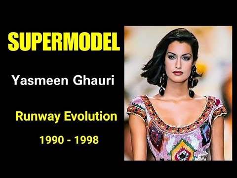 Yasmeen Ghauri ⭐ RUNWAY Evolution (1990-1998)❤️