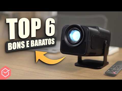 TOP 6 PROJETORES BONS e BARATOS para comprar em 2026!