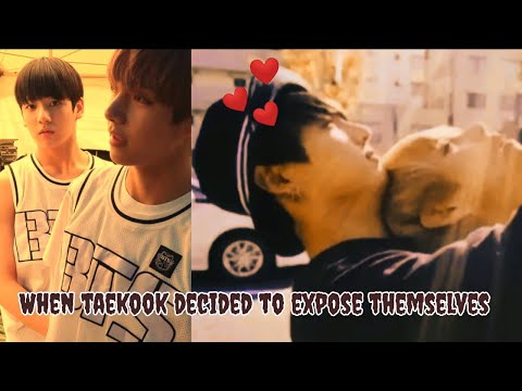 When taekook decided to expose themselves🌚#taehyung #jungkook