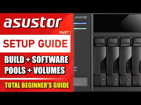 Asustor NAS SETUP GUIDE - Build, Initialize, Pools, Shares, GUI