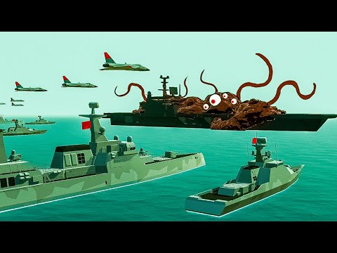 MONSTER CARRIER Boss Battle in Ravenfield!