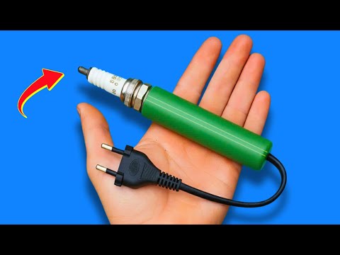 🔥 Don’t Throw Away Old Spark Plugs! Turn Them Into a Powerful Welding Machine 😱
