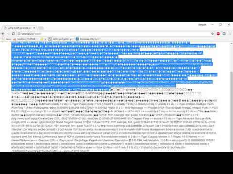Using tcpdf created PDF and send as attachment with PHPMailer in php part3