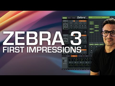 It's here... First look at u-he's Zebra 3!