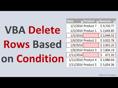 VBA Macro to Delete Rows Based on Cell Values