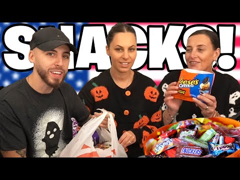 British Family Tries AMERICAN SNACKS for the FIRST TIME!