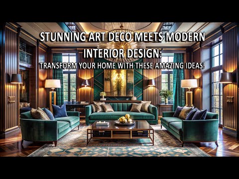 Stunning Art Deco Meets Modern Interior Design: Transform Your Home with These Amazing Ideas!