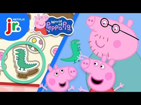 Spot the Difference + Match Shapes with Peppa! 🔍 World of Peppa Pig Compilation | Netflix Jr