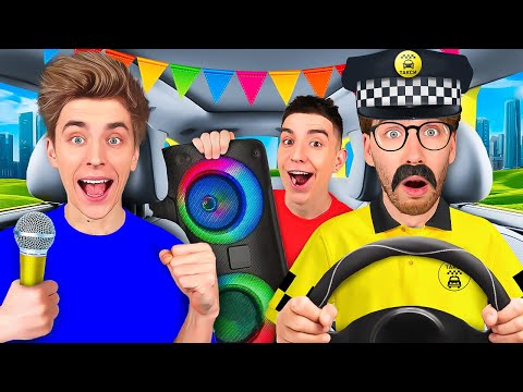 TYPES OF PEOPLE IN A TAXI!