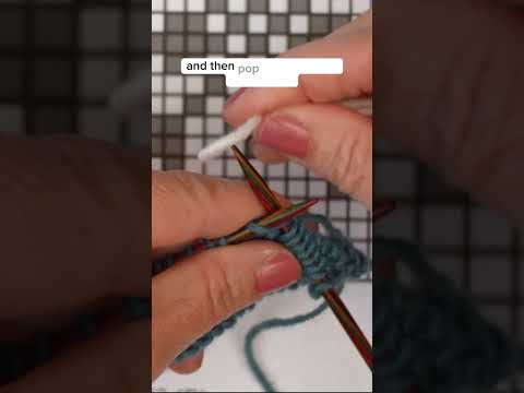 How to knit a charming fair isle snowflake ❄️ #knitting #knitalong