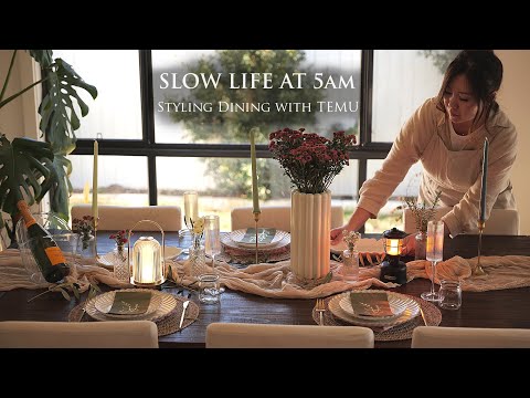 5am Slow Life Routine | Family Dinner