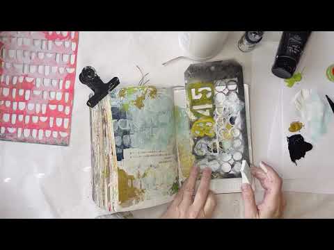 Using Under Paper to Create a Journal Spread—Journal with Me Full Process Video
