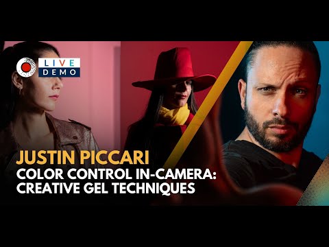 Color Control in-Camera: Creative Gel Techniques with Justin Piccari | Live Photography Demo