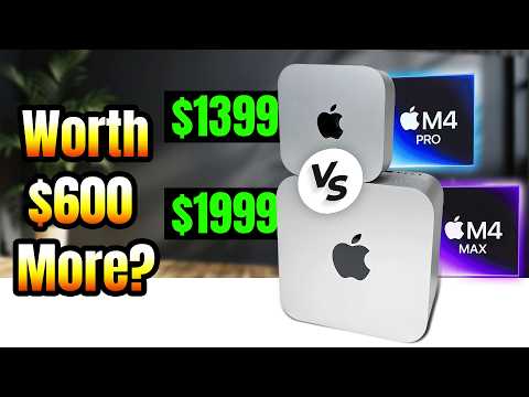 M4 MAX Mac Studio vs M4 PRO Mac Mini - Which is BETTER for You!