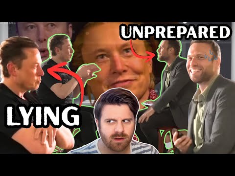 absurdly over-analyzing THE cringiest Elon Musk interview