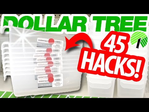 😲*GENIUS* Dollar Tree Organization HACKS!  45 AMAZING DIYS! WORTHY finds to GRAB NOW!