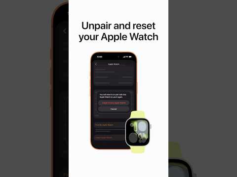 Unpair and reset your Apple Watch | Apple Support