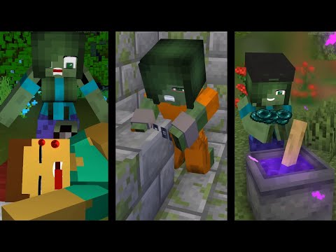 Meet the Monster Team | Minecraft Mix