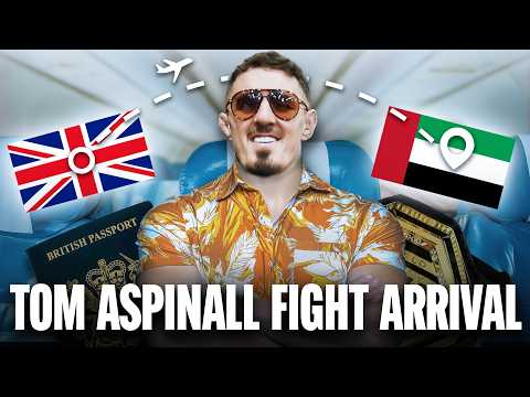 Tom Aspinall Arrives in Abu Dhabi for UFC 321 | Fight Week Begins