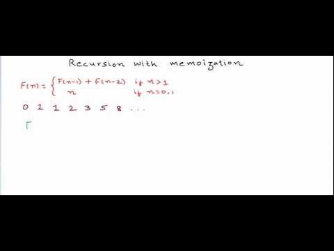 Fibonacci Sequence - Recursion with memoization