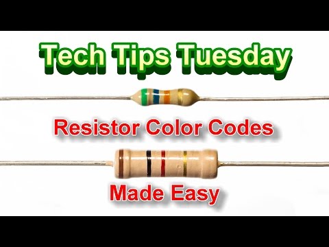 Reading Resistor Color Codes Fast, Tech Tips Tuesday