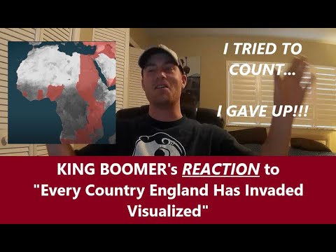 American Reacts to "Every Country England Has Invaded Visualized" - REACTION