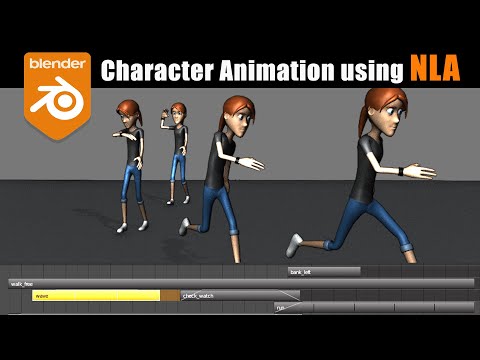 [Blender] Character Animation with "Layers" (no addons, just NLA)