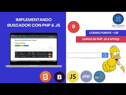 10. CRUD System - PHP, JS and MySQL Search Engine