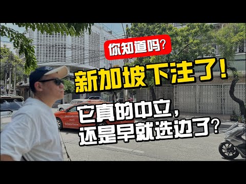 全球博弈下的新加坡，悄悄下注了｜中立国的高智商生存术