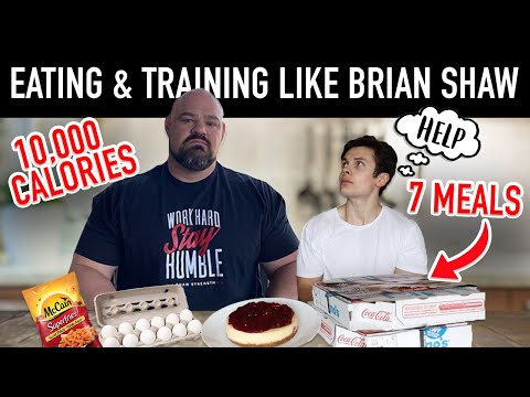 I tried Brian Shaw's DIET & WORKOUT for 24 HOURS | World's Strongest Man Diet