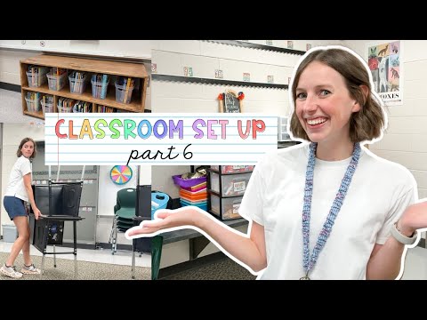 CLASSROOM SETUP 2025 | pt. 6 room layout, classroom haul, we did it!