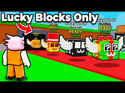 $0 To $1 Trillion With EVERY LUCKY BLOCK in Steal a Brainrot!