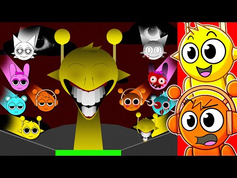 Reacting to SPRUNKI CUBE RACE (Nightmare Edition)