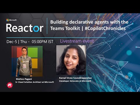 Building declarative agents with the Teams Toolkit | #CopilotChronicles