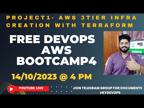 AWS+TERRAFORM 3 TIER ARCHITECTURE PROJECT 1|FREE DEVOPS BOOTCAMP 4😍