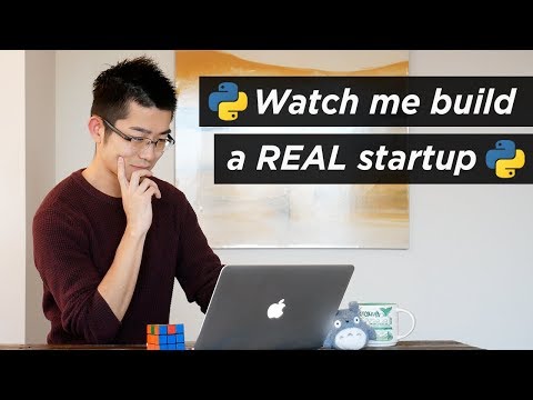 Watch me build a real startup with Python and JavaScript | Web Development | Build A Startup #1