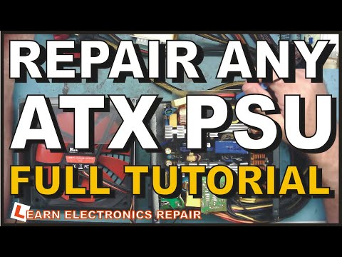 How To Repair ATX PSU.  The Full Tutorial. Computer Power Supply Repair