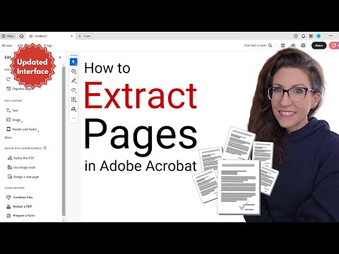How to Extract Pages in Adobe Acrobat (UPDATED Interface)