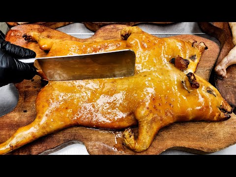 The Legendary Ultimate BBQ! Roasted Spanish Whole Pig, Korean Beef Steak, Grilled Seafood, Eel